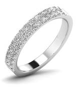 Micreation Brand New Cubic Zirconia Sterling Silver Ring Model No.MSR0114