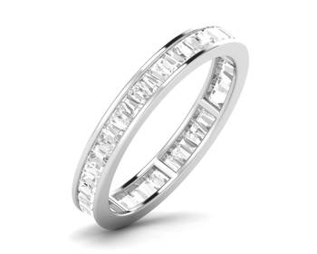 Micreation Brand New Cubic Zirconia Sterling Silver Ring Model No.MSR0116 1