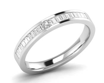 Micreation Brand New Cubic Zirconia Sterling Silver Ring Model No.MSR0118 1