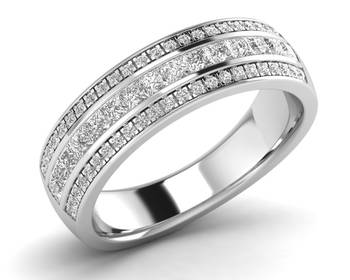 Micreation Brand New Cubic Zirconia Sterling Silver Ring Model No.MSR0120 1