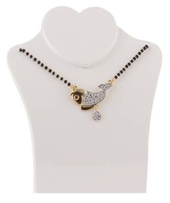 Multicolor gold plated mangalsutra 1
