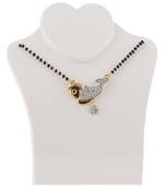 Multicolor gold plated mangalsutra