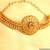 Antique gold look ruby polki bajuband