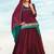Maroon Colour Satin Silk Resham Embroidered Rajputi Poshak