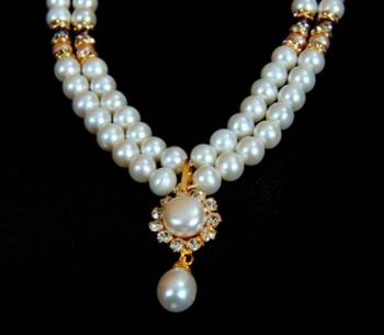 Real Pearls Double String Round Pearls Set 1