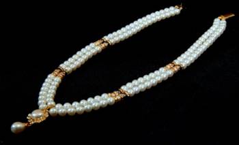 Real Pearls Double String Round Pearls Set 2