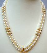 Real Pearls Double String Pearls Set