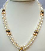 Real Pearls Double String Pearls Set