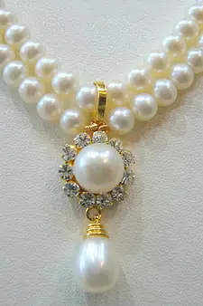 Real Pearls Double String Pearls Set