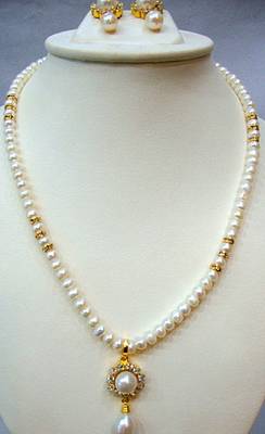 Real Pearls Single String Pearls Set 1