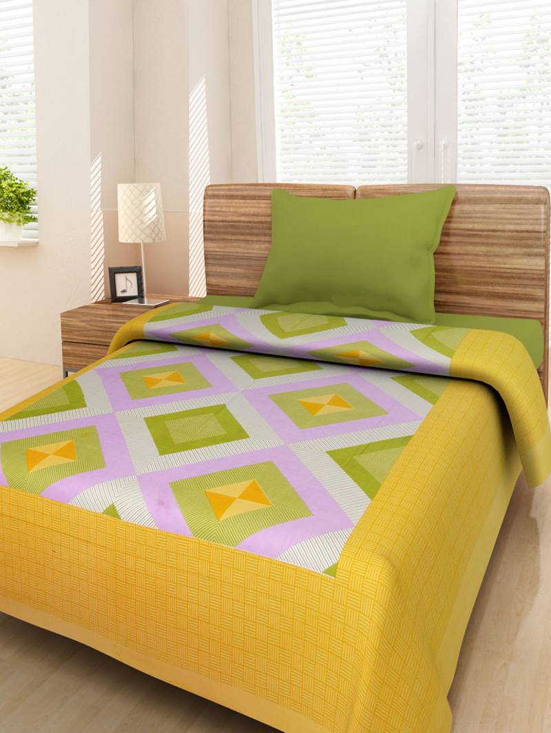Single bedsheet with out pillow covers