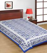 Uniq jaipuri single bedsheet with out pillow covers