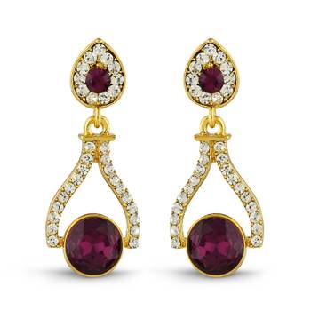 Purple Studded Jewellery Studs 1