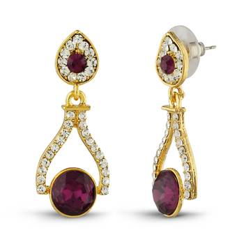 Purple Studded Jewellery Studs 2