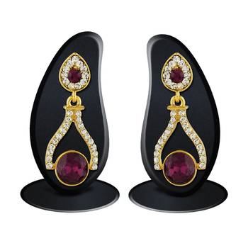 Purple Studded Jewellery Studs 4
