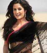 Katrina Kaif Bollywood Replica Black Stunning Saree