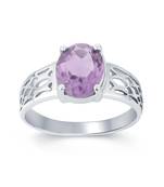 2.2ct Purple Amethyst gemstone rings