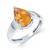 2.5ct Golden Topaz gemstone rings