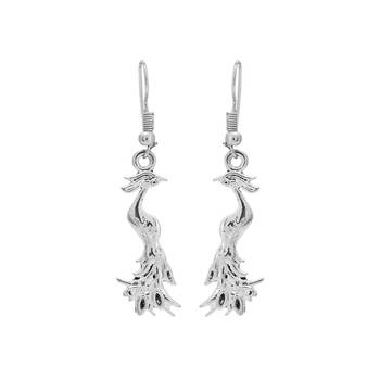 Silver Studded Jewellery Danglers Drops 1