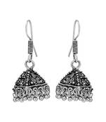 Silver Pearl Jhumkas