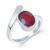 4ct Pink Ruby gemstone rings
