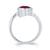 4ct Pink Ruby gemstone rings