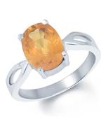 3.5ct Yellow Sapphire gemstone rings