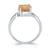 3.5ct Yellow Sapphire gemstone rings