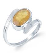 4ct Yellow Sapphire gemstone rings