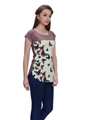 Multicolor printed crepe tops 1