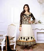 Zarine Khan Black Anarkali Salwar Suits