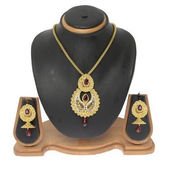 Red cubic zirconia pendants 1