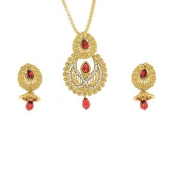 Red cubic zirconia pendants 2