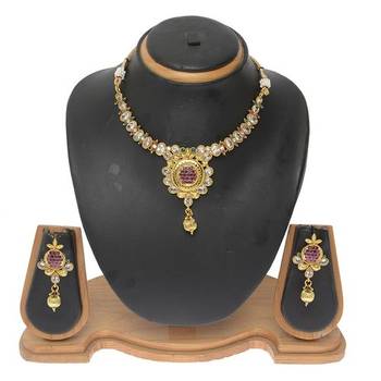 Multicolor cubic zirconia necklace-sets 1
