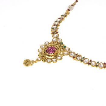 Multicolor cubic zirconia necklace-sets 3