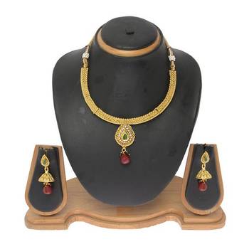 Multicolor cubic zirconia necklace-sets 1