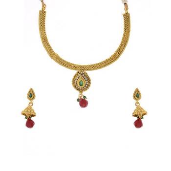 Multicolor cubic zirconia necklace-sets 2