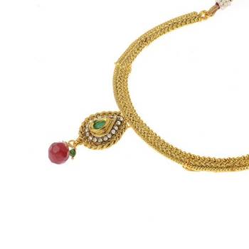 Multicolor cubic zirconia necklace-sets 3