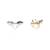 Cupid Devil Mismatch Stud Earrings
