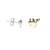 Cupid Devil Mismatch Stud Earrings