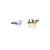 Cupid Devil Mismatch Stud Earrings