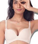 Multicolor cotton seamless bra