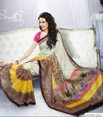 Bhuwal Fashion Multi Colour Bhagalpuri Silk Saree