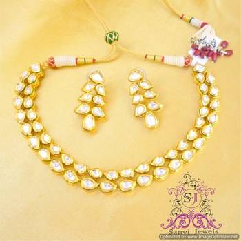 Paisley Kundan Meenakari Necklace Set 1
