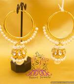 Pearl & Kundan Chaand Baali