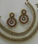 Designer  Red colour earings with Traditional Anklets