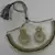 Designer Black colour Necklace set with Ethnic Pearl Earings