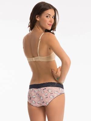 soft nude "fabulous" lace push up bra 3