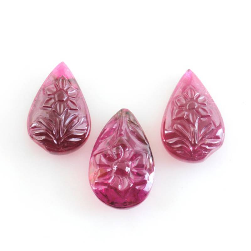 38.10 cts. Rubellite Tourmaline (Red) Carving Gemstone