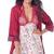 PrettySecrets Short Chemise and Wrap Set